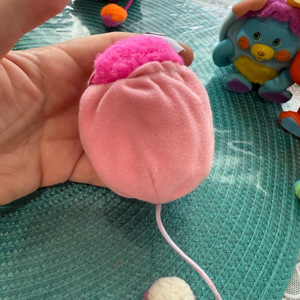 Vintage 1980s Mattel Pocket Popples Mini Plush Toy set - Picture 9 of 15